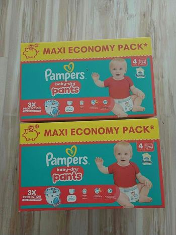 188 couches pampers pants taille 4