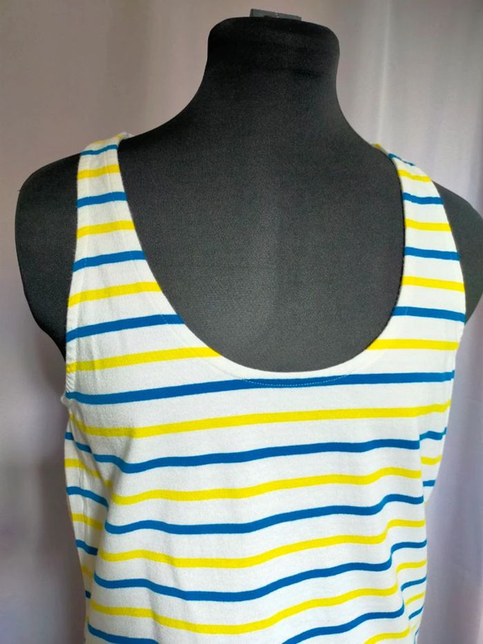 Débardeur marinière rayé – Petit Bateau – T. M - photo numéro 2