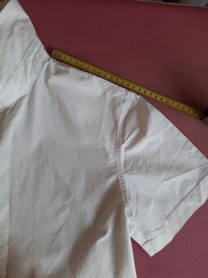 Chemise blanche manches courtes Kiabi T. S - photo numéro 4
