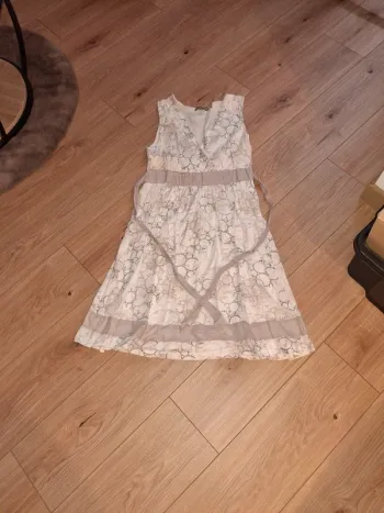 Robe doublée blanche