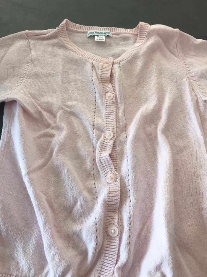 Gilet rose pâle - photo numéro 2