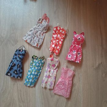 ⭐ Lot de 7 robes Barbie #emyfleury_jouets