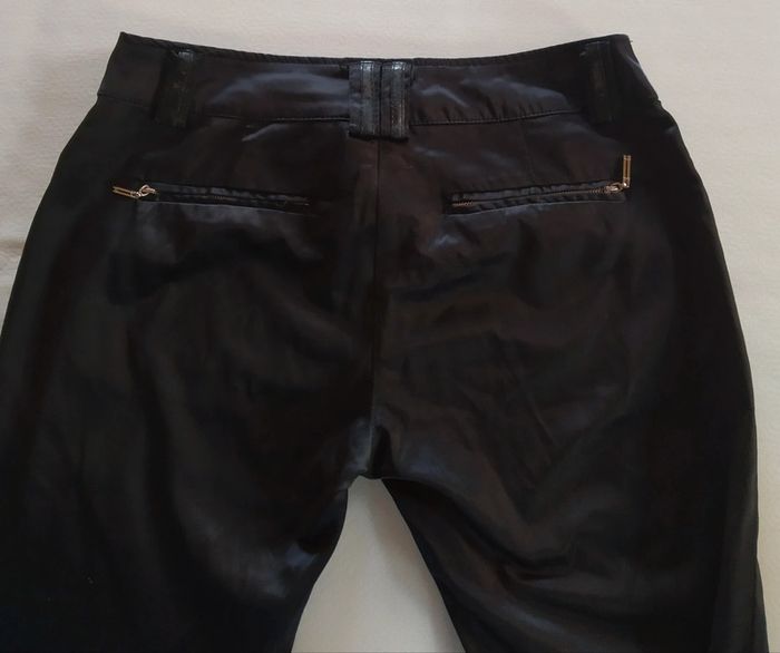 Pantalon satiné noir - photo numéro 7