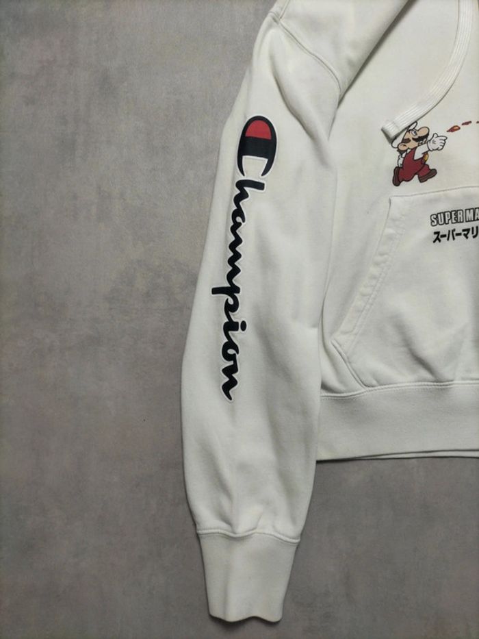 Sweat à capuche Champion x Super Mario – Taille XS - photo numéro 3