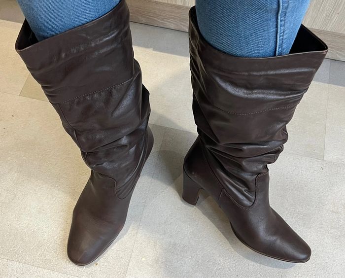 Bottes en cuir taille 39 - photo numéro 9