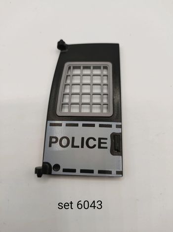 Porte fourgon de police playmobil