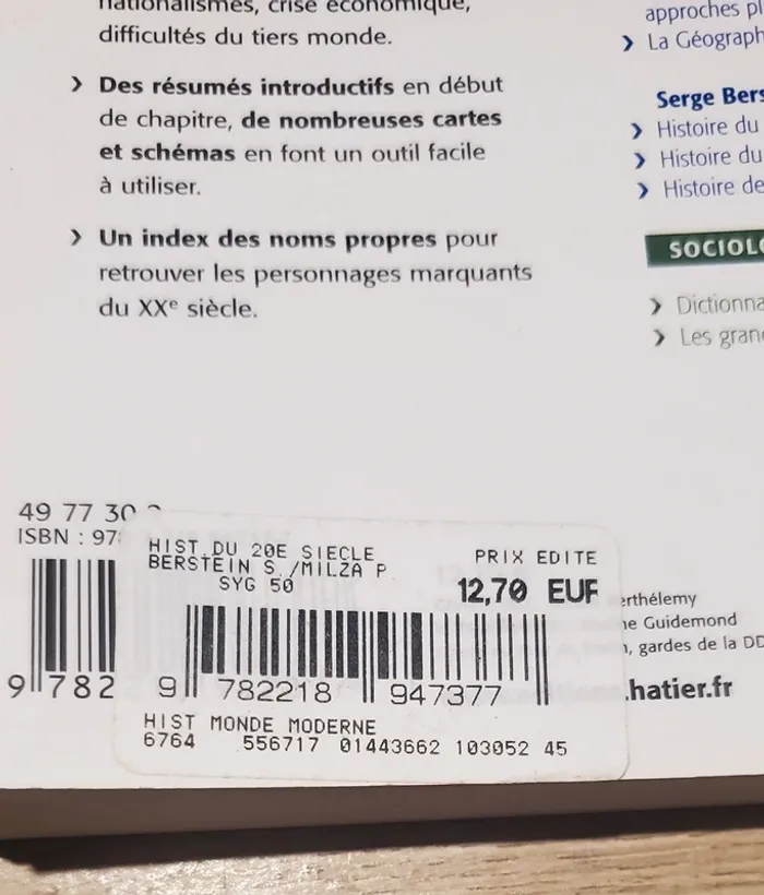 Livre Histoire du XXe siècle - Tome 3 - photo numéro 4