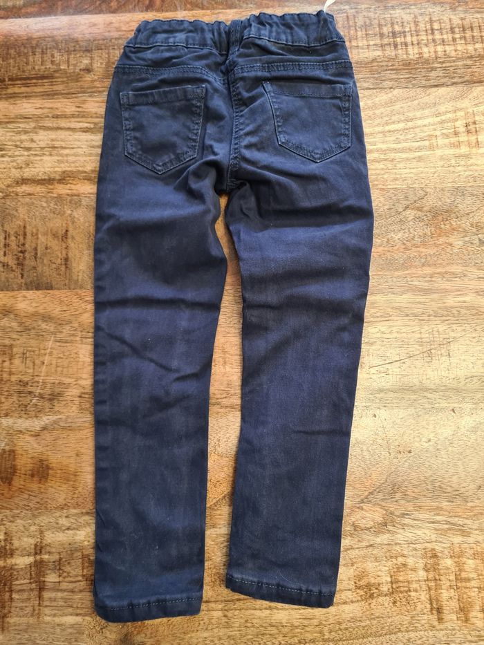 Jeans skinny 4 ans bleu marine licorne - photo numéro 4