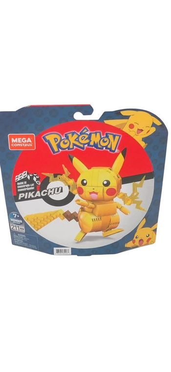 Pikachu a construire Mega Construx 211 pièces Mattel Neuf