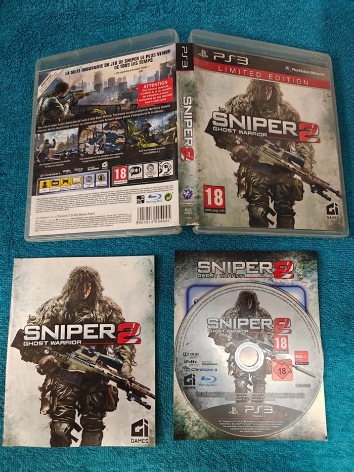 PS3 Sniper 2 ghost warrior limited edition