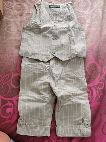Ensemble pantalon et gilet sans manche