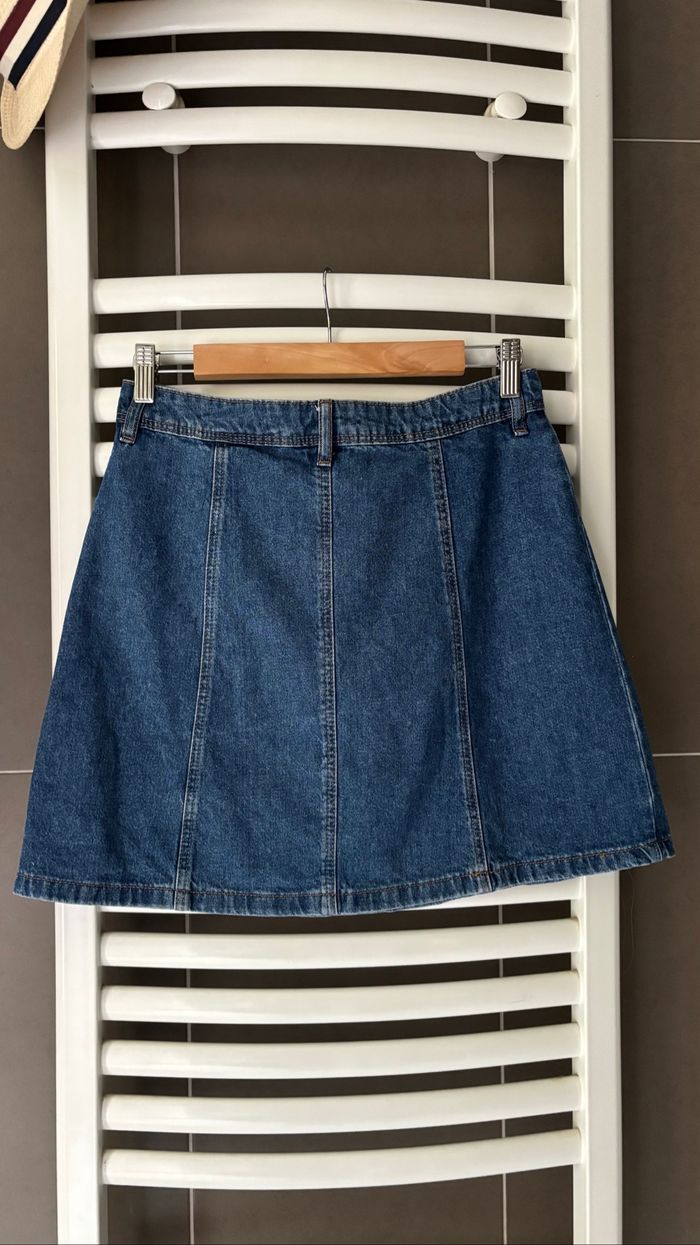Jupe en jean ZARA Taille 38 - photo numéro 2