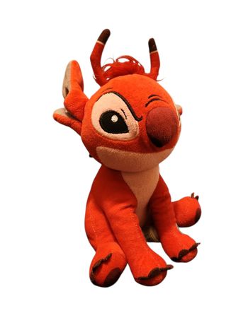 Peluche disney stitch rouge sonore 