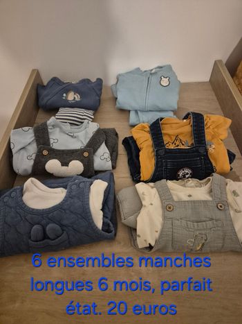 Lot ensemble 6 mois 