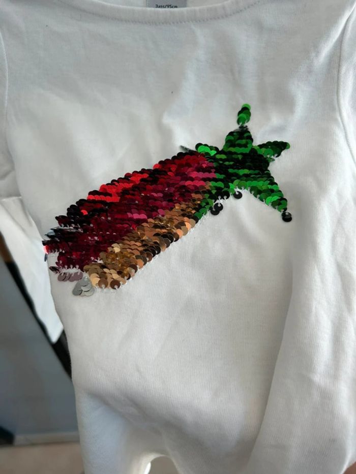 Haut manches longues - petit bateau - 3 ans - photo numéro 3