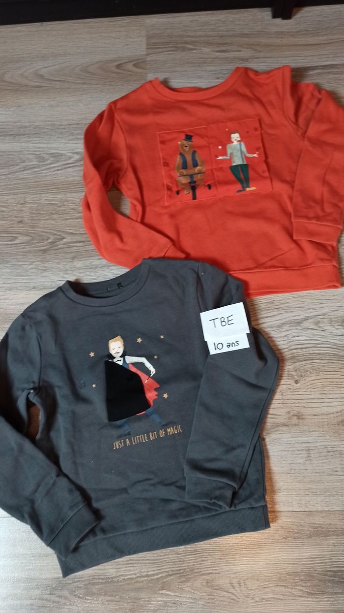 Lot de pulls garçon cirque 10 ans