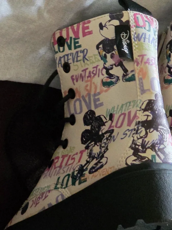 Bottines montantes Mickey coloré - photo numéro 19