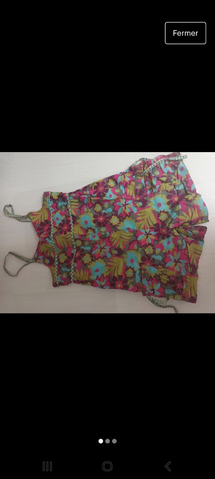 Combi short fleurie DPAM