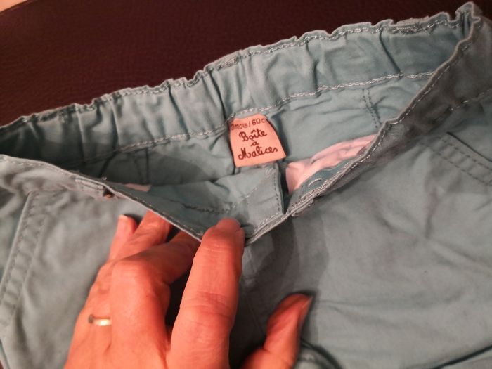 Short 3 mois turquoise BOÎTE À MALICES - photo numéro 2