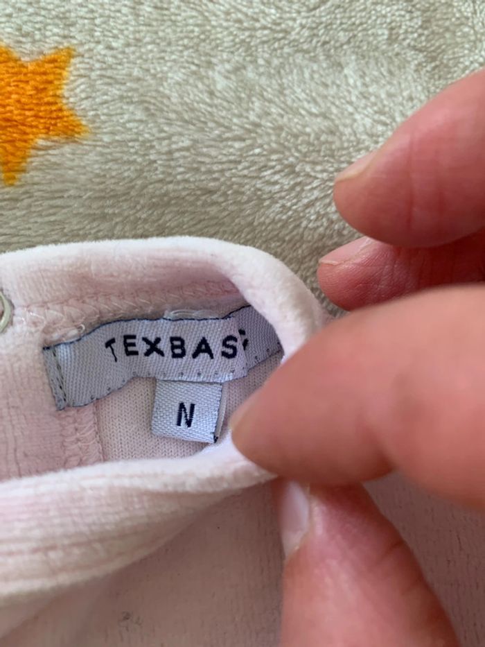 Ensemble Bonnet De Naissance et Pyjama Bébé Rose 0M - photo numéro 4