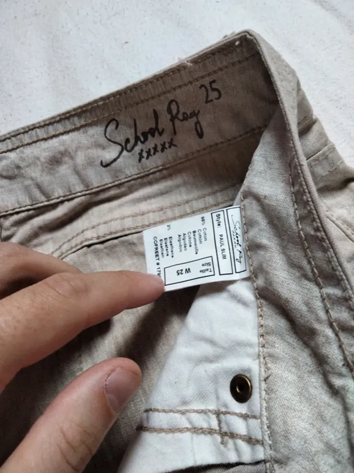 Pantalon School Rag taille 35 - photo numéro 3