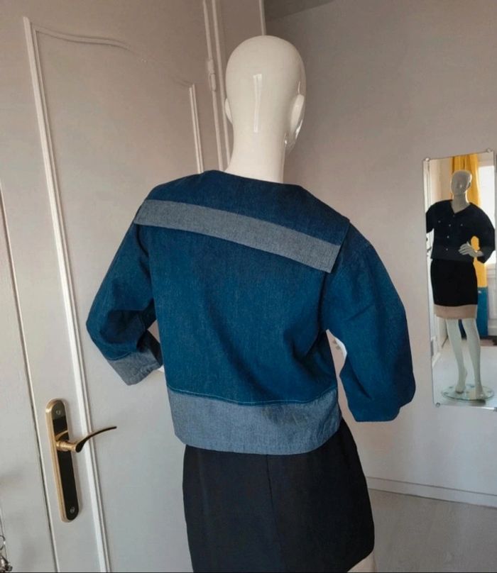 Veste en jean d'été en coton - photo numéro 2
