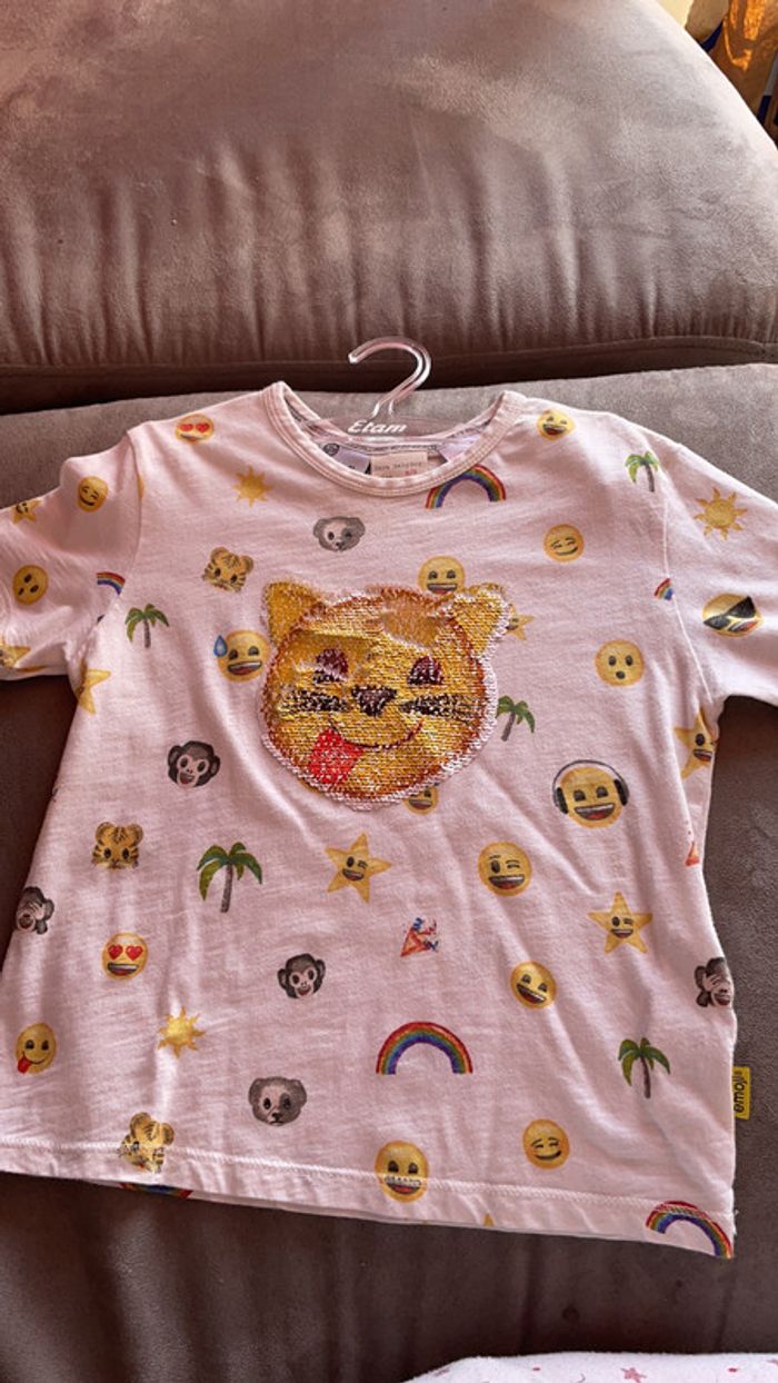 T-shirt manches courtes Zara Emoji 2-3 ans 98cm