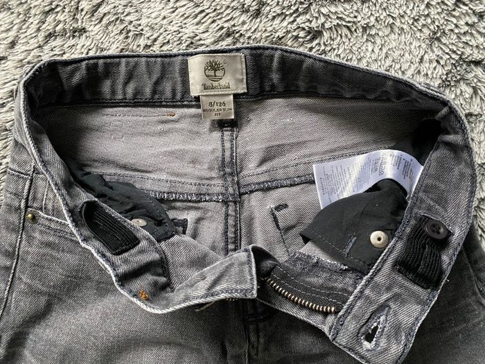 Jeans Timberland coupe regular slim fit gris - 8 ans - photo numéro 4