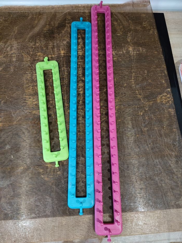 Set cadre tricot rond et droit - photo numéro 2