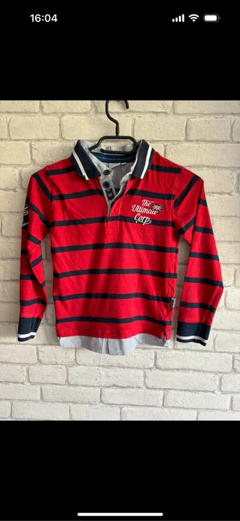 Polo manches longues  Influx taille 8 ans