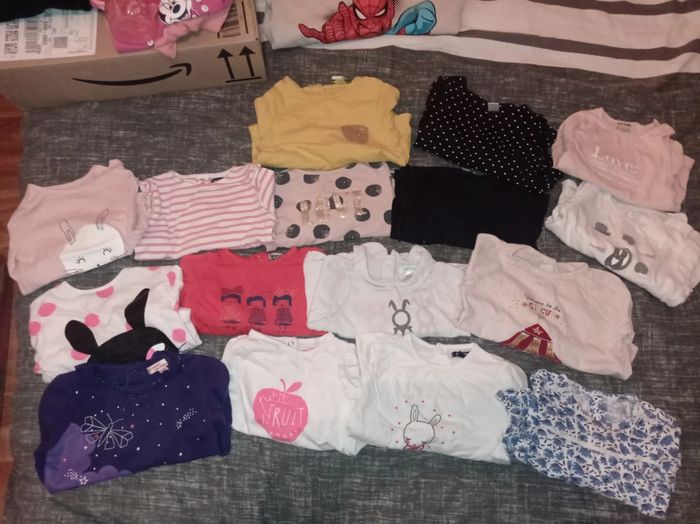Lot de 16 t-shirt manches longues 9 mois