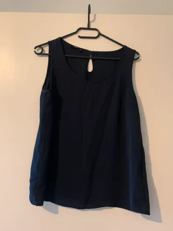 Top bleu foncé Only