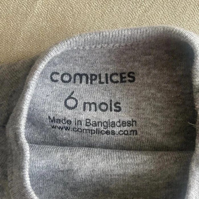 🌟 T-shirt bébé Complices étoile 🌟 - photo numéro 5
