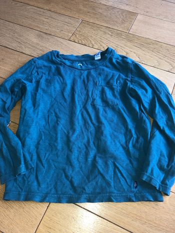 Haut okaidi 5 ans vert canard