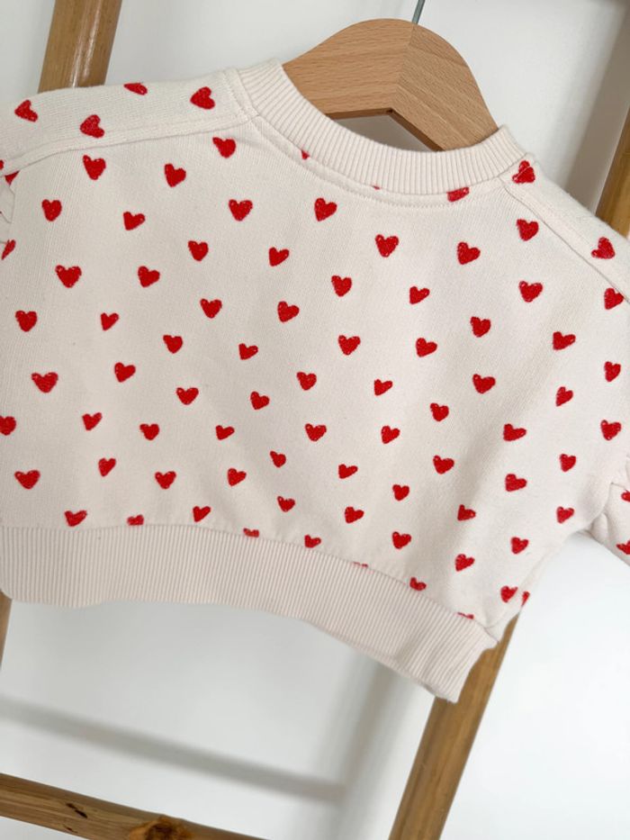 Sweet blanc motifs coeurs Bout'chou Taille 6 mois. - photo numéro 2