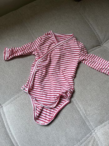 Bodie rayé rouge et blanc