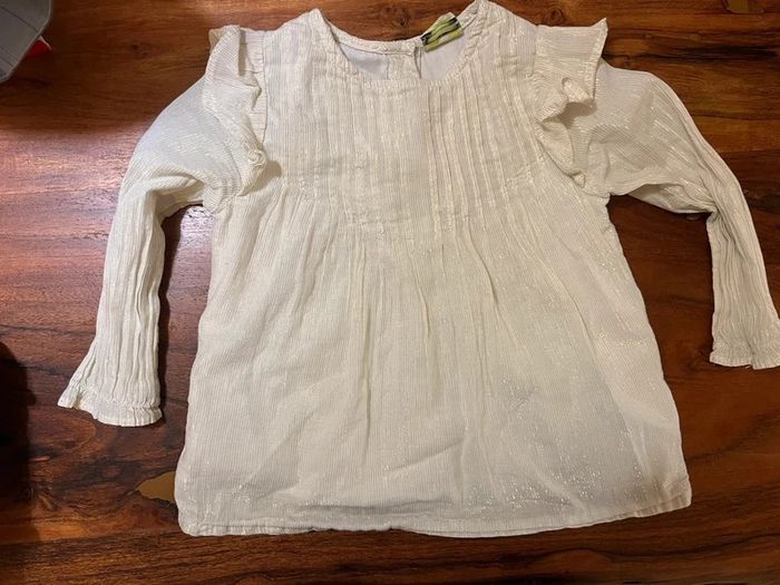 Blouse tape à l’œil 18 mois fille