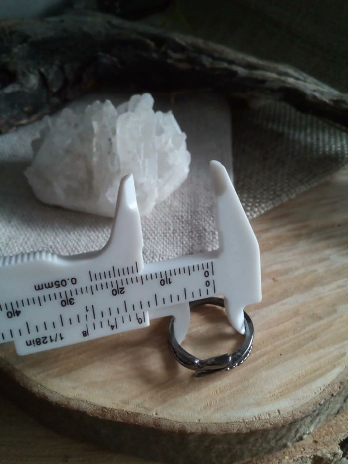 Bague noire serpent - photo numéro 3