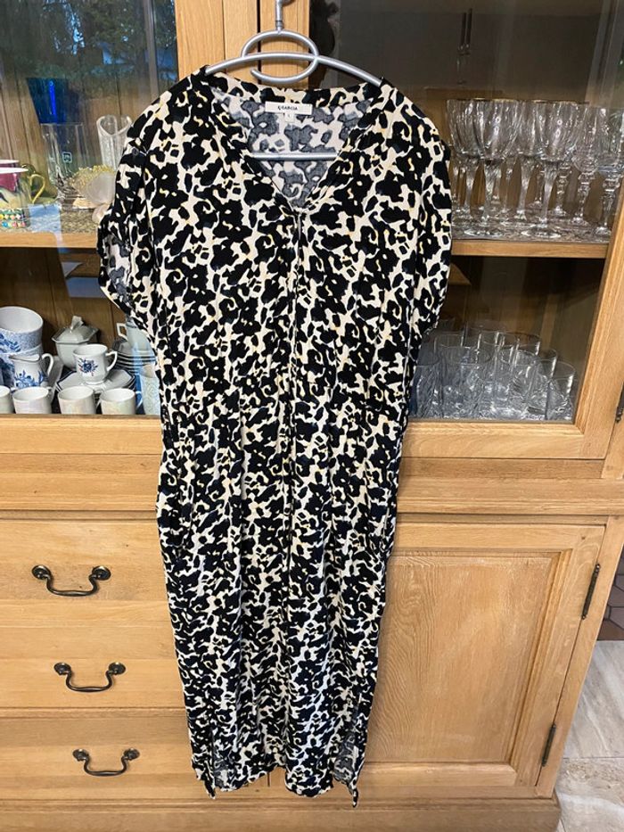 Robe longue léopard Garcia