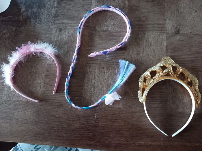 Lot de 3 serre tête fillette