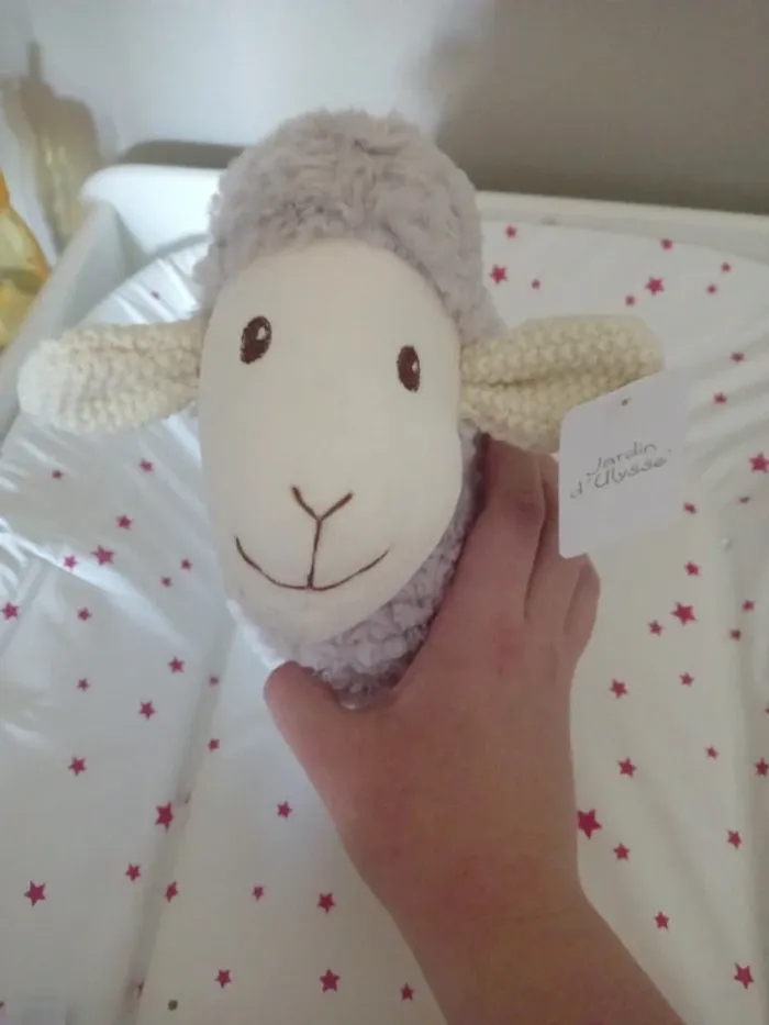 Peluche mouton jardin d'Ulysse neuve