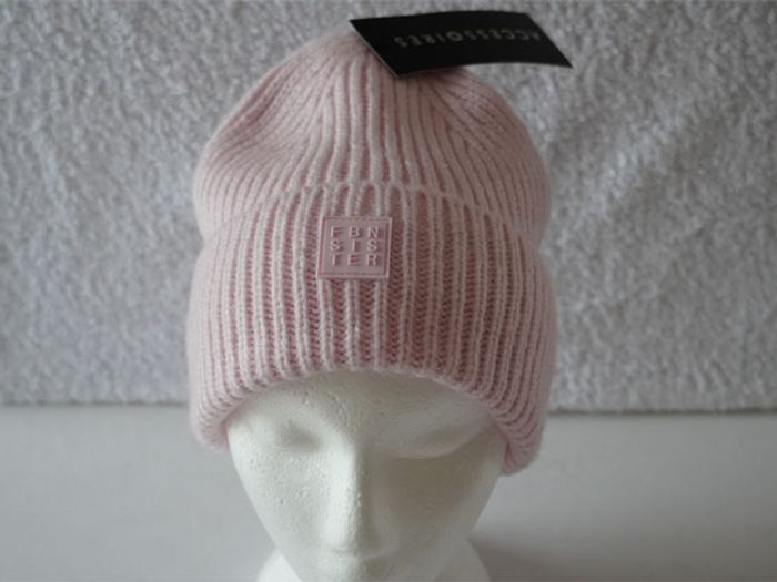 Bonnet rose fantaisie neuf pour Femme