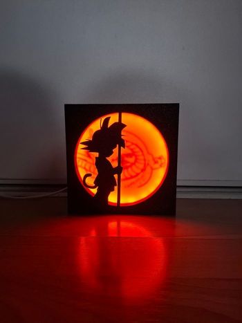 Lampe San Goku dragonball led lumineuse neuve
