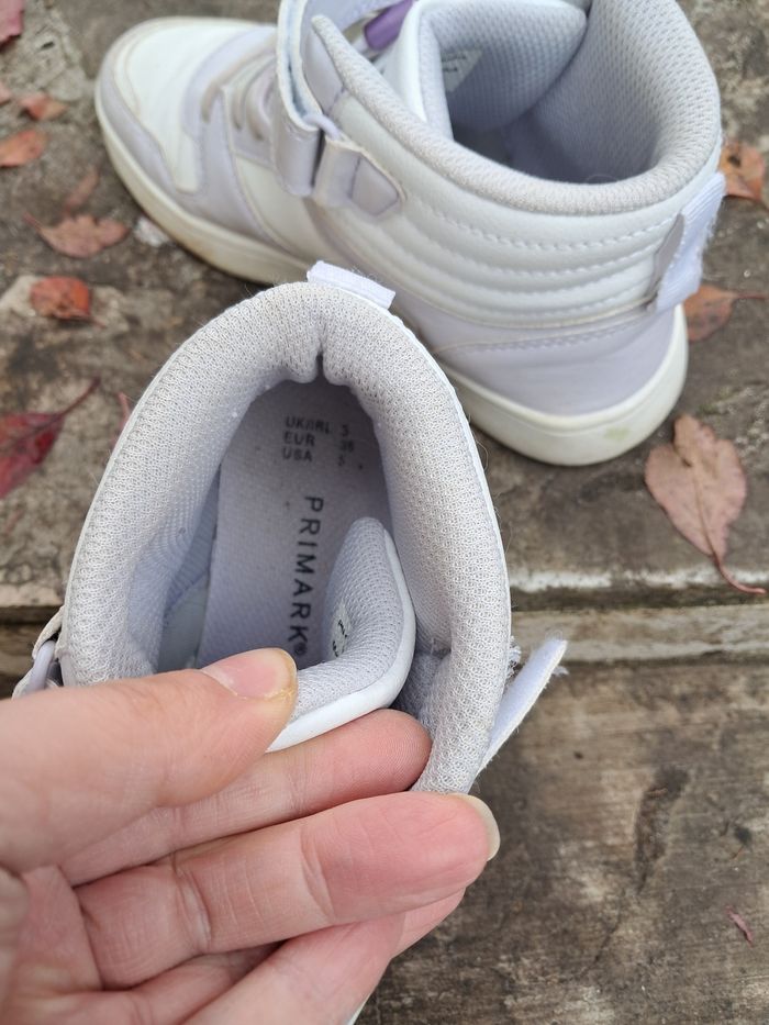 Baskets montantes lila primark - photo numéro 4