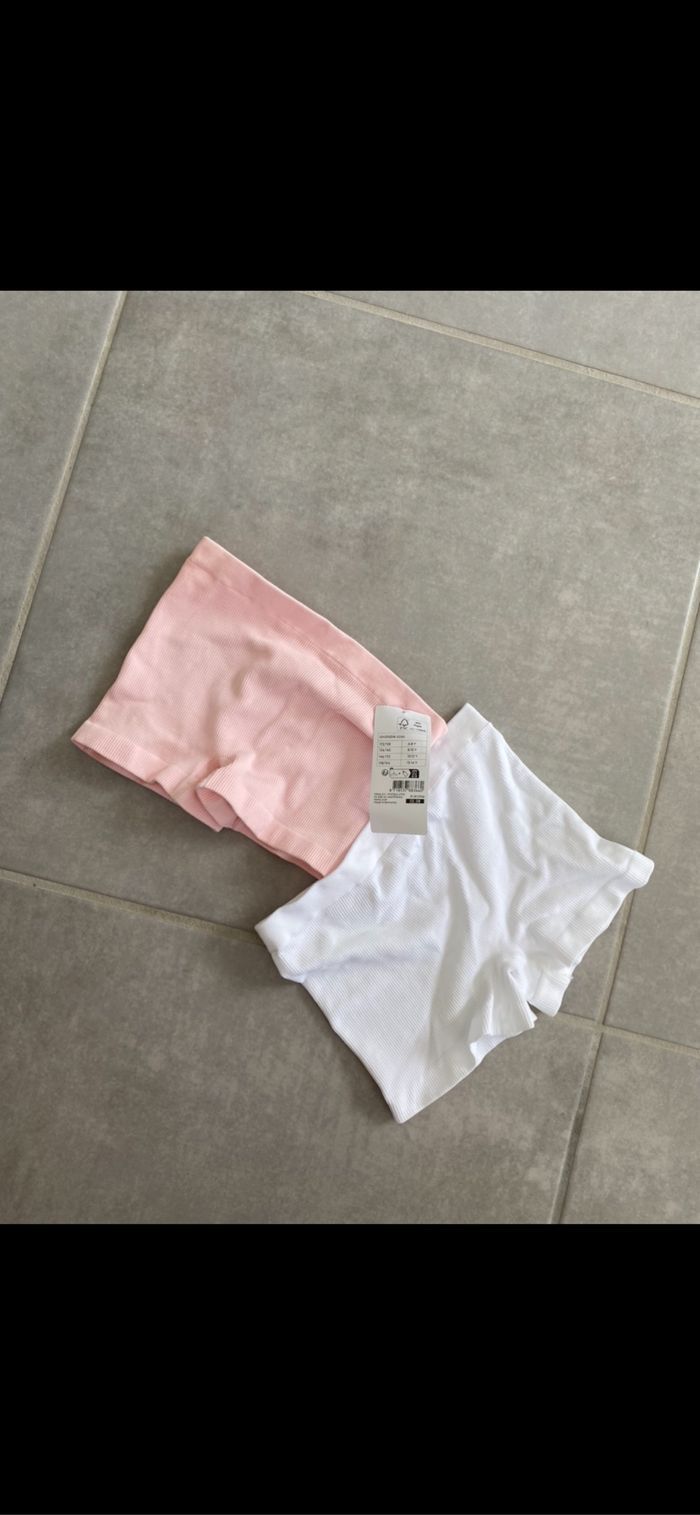Lot de 2 culottes shorty 6-8 ans