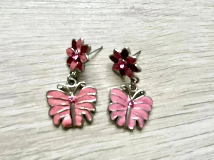 Boucle d oreille femme papillon