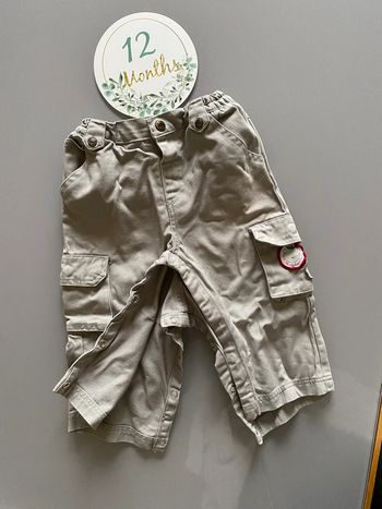 Pantalon pressions 12 mois