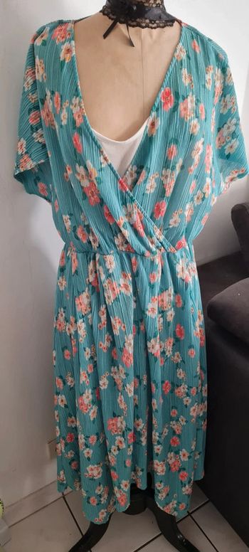 Robe longue vestido abito  fleurie 38/40 vintage