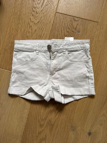 Short blanc h&m 8/9 ans