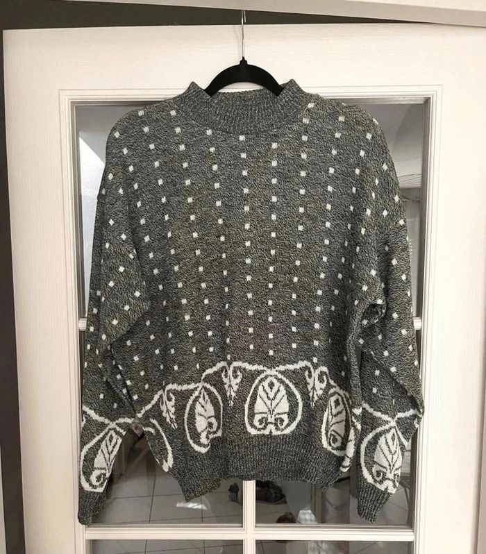 Superbe pull vintage